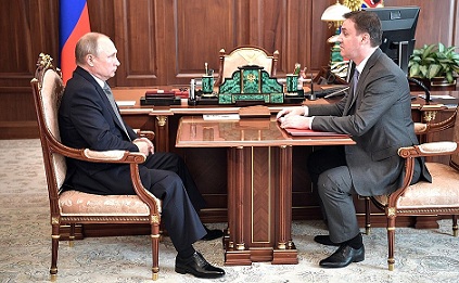 Владимир Путин провел рабочую встречу с Дмитрием Патрушевым