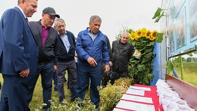 Глава Татарстана Рустам Минниханов посетил с рабочей поездкой Мамадышский район