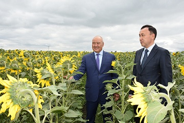 Глава Минсельхоза Казахстана посетил Костанайскую область