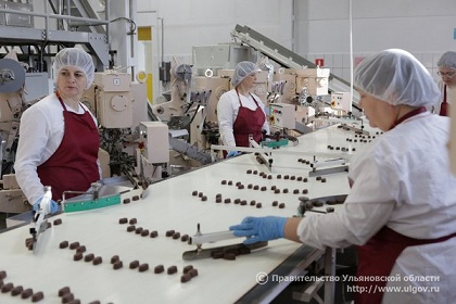 В Ульяновской области кондитерская фабрика 100 млн рублей направит на улучшение условий труда