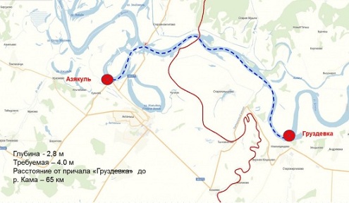 В Башкортостане углубят реку Белую для экспорта зерна за рубеж