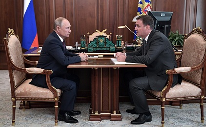 Дмитрий Патрушев доложил Владимиру Путину о ситуации в АПК