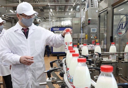 В Самарской области запускается новая линия молокозавода