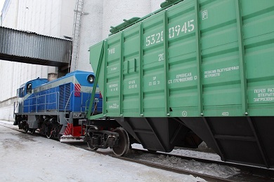 Погрузка зерна на жд станциях Омской области увеличилась на 37%