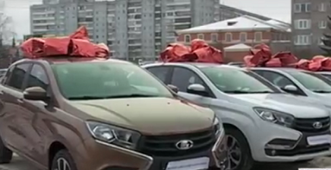В Красноярский край прибыли призовые авто для аграриев