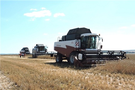 В Чувашии намолочены первые 3,2 тыс. тонн зерна