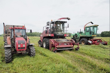 Новосибирские аграрии успешно заготавливают корма